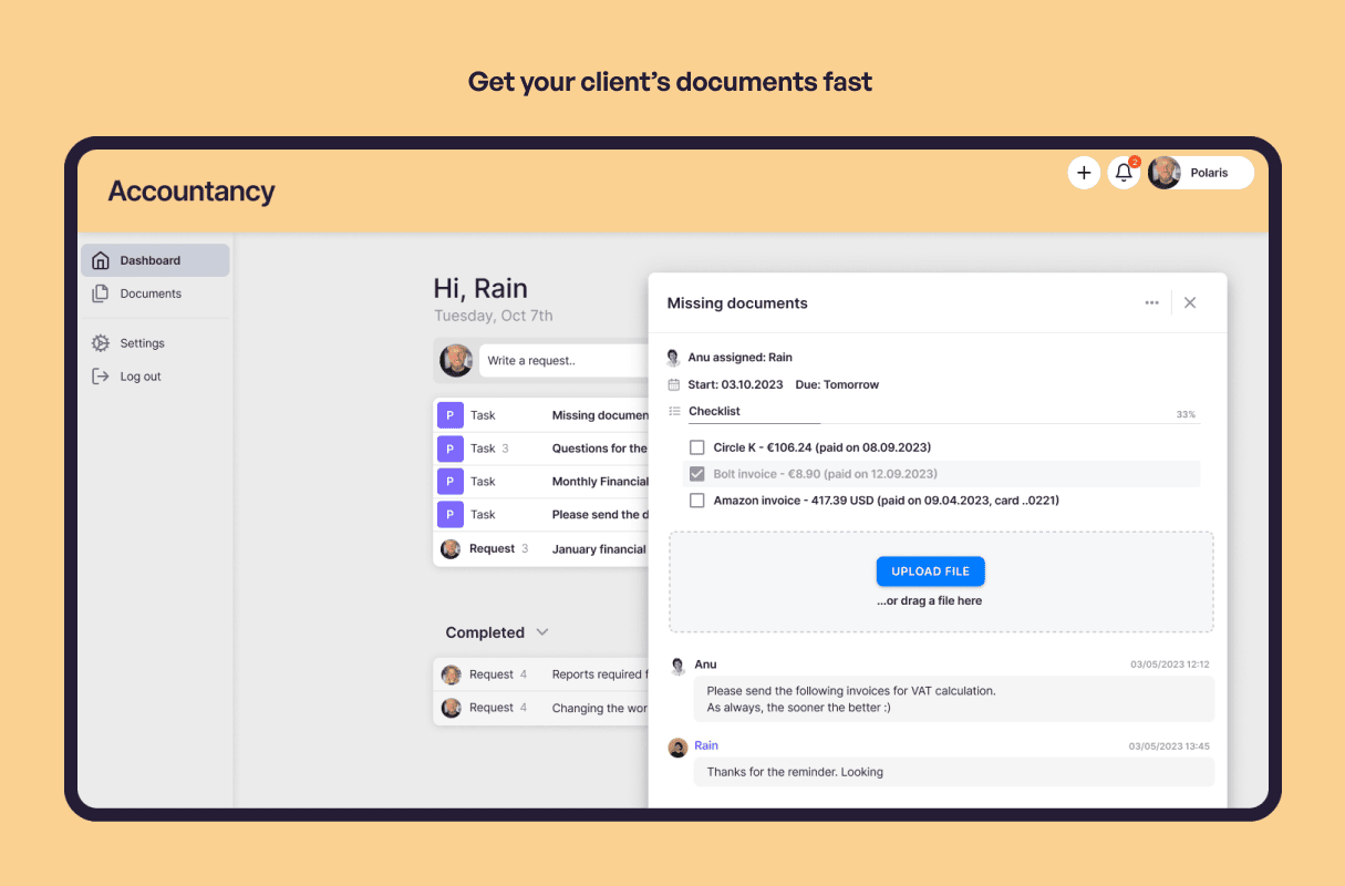Uku client portal